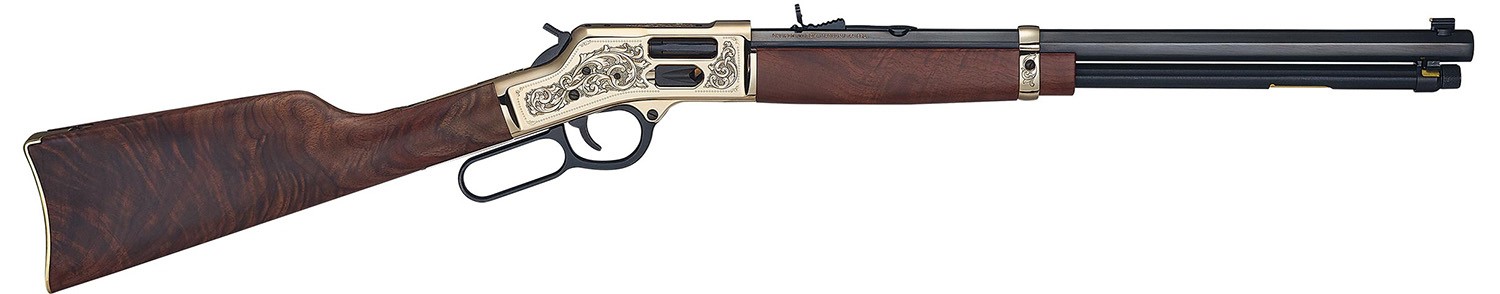 HENRY BIG BOY BRASS DELUXE ENGRAVED .45 COLT 10RD 20IN BARREL H006GCD - 556 Black Friday Promotion